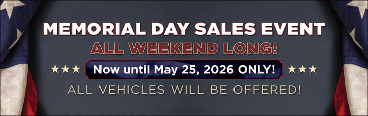 Memorial Day Sales Event