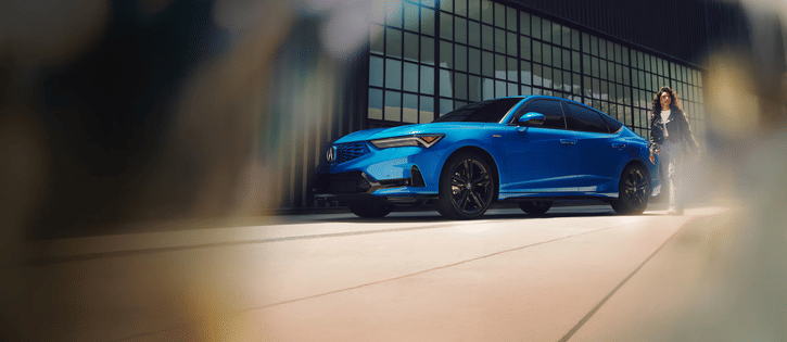 2026 Acura Integra A-Spec with Technology Package shown in Double Apex Blue Pearl.