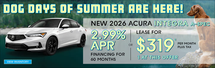 Lease 2026 Acura Integra A-Spec $319