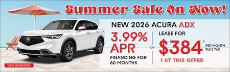 Lease 2026 Acura ADX Base $384