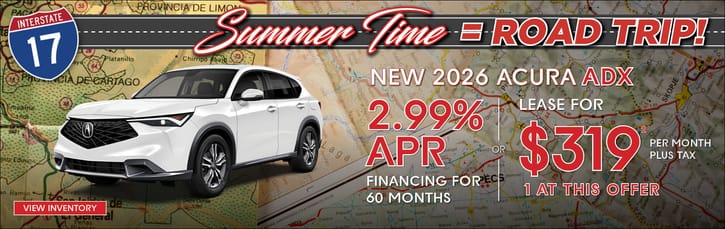 Lease Loyalty/Conquest 2026 Acura ADX Base $319