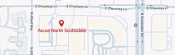 map of Acura North Scottsdale