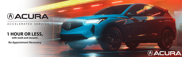 Acura Accelerated Service banner