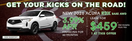 New 2026 Acura RDX Finance Special