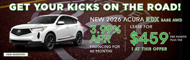 Lease Loyalty/Conquest 2026 Acura RDX Base $459