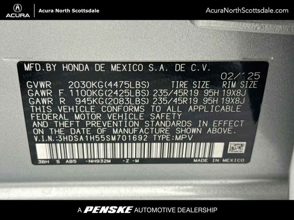 2025 Acura ADX A-Spec Package - Photo 34