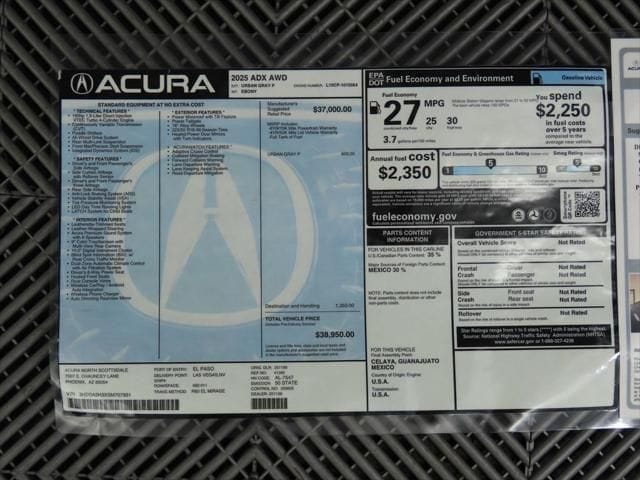 2025 Acura ADX Base - Photo 10
