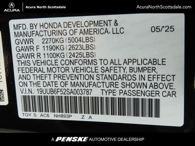 2025 Acura TLX A-SPEC Package - Photo 33