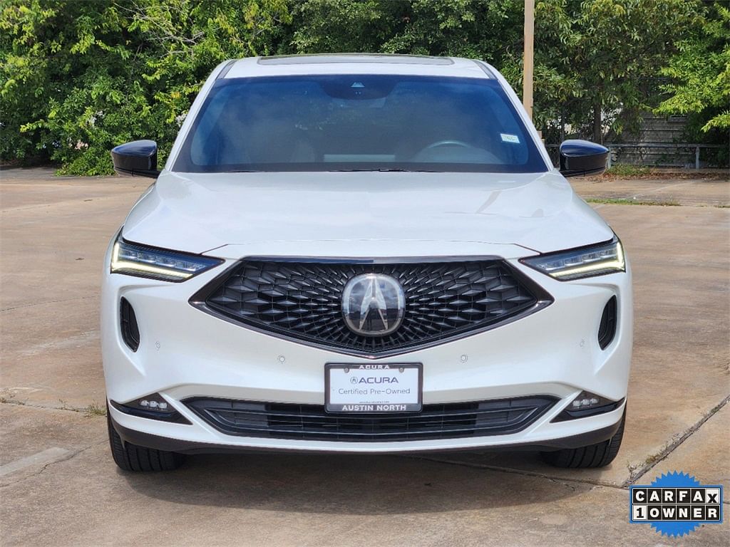 Used 2023 Acura MDX A-Spec Package with VIN 5J8YE1H04PL017473 for sale in Austin, TX