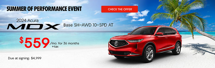 New Acura MDX Lease Special 