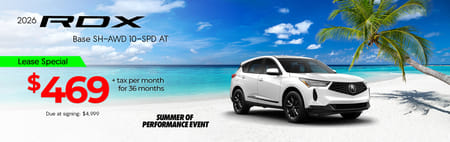 Lease 2026 Acura RDX Base $469