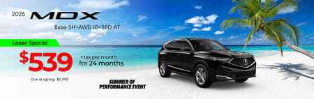 Lease 2026 Acura MDX Base $539