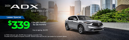 Lease 2026 Acura ADX Base $339