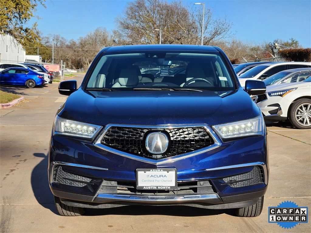 Used 2017 Acura MDX Technology Package with VIN 5J8YD3H54HL000927 for sale in Austin, TX