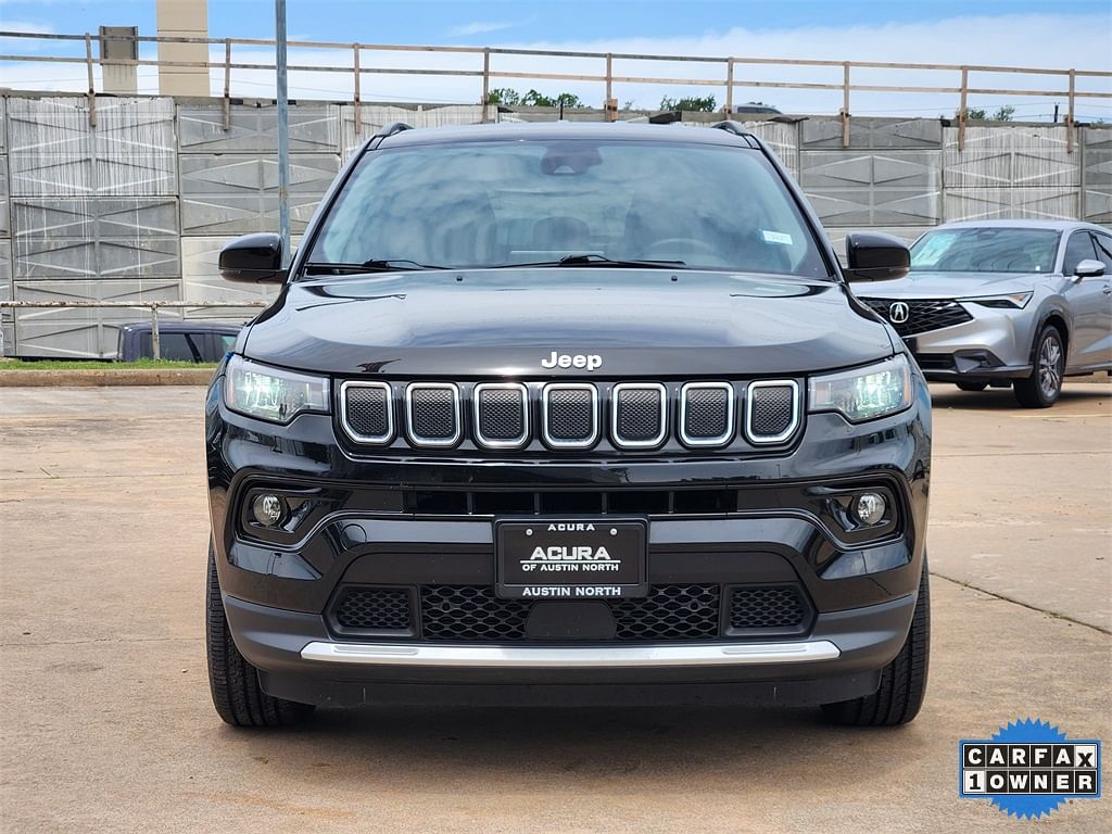 Used 2022 Jeep Compass Limited with VIN 3C4NJDCB4NT200946 for sale in Austin, TX