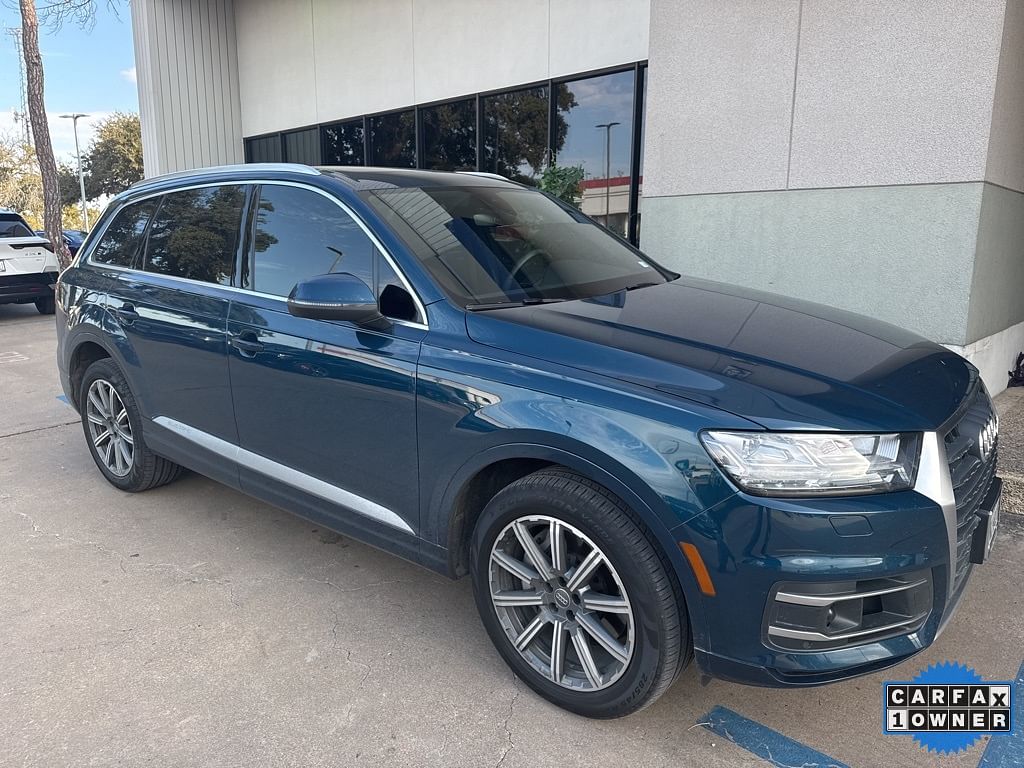 Used 2018 Audi Q7 Premium Plus with VIN WA1LAAF7XJD053779 for sale in Austin, TX