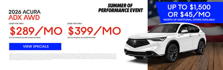Lease Acura ADX $289
