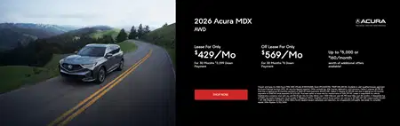 Lease 2026 Acura MDX $429