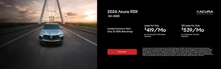 Lease 2026 Acura RDX SH-AWD $419