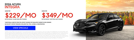 Lease 2026 Acura Integra $229