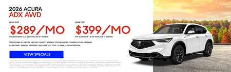 Lease 2026 Acura ADX $289