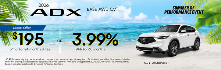 Lease 2026 Acura ADX Base $195