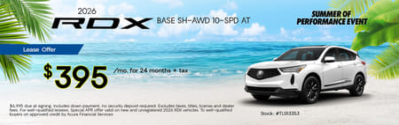 Lease 2026 Acura RDX Base $395