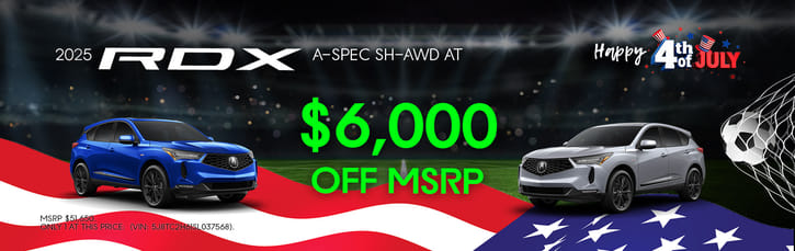 2025 RDX A-Spec $6,000 Off MSRP