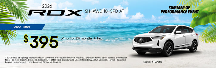 Lease 2026 Acura RDX Base $395