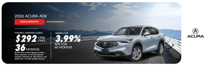 Lease 2026 Acura ADX Base $292