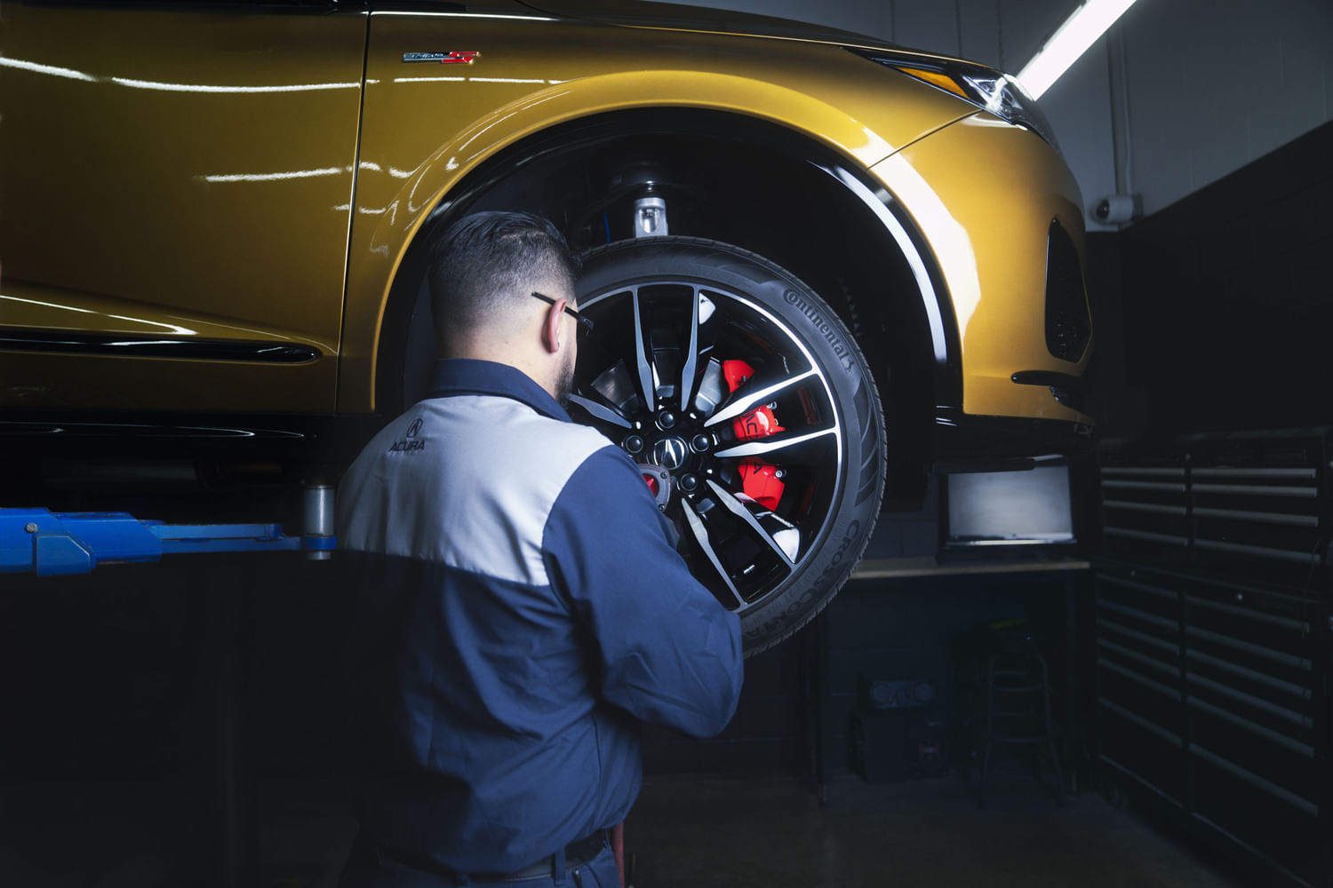 Service checking brakes