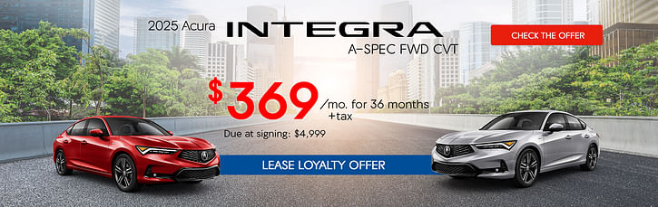 2025 Integra Lease Special