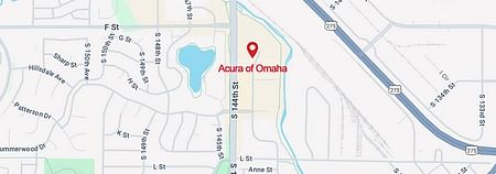 map of Acura of Omaha