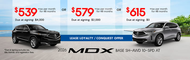 2026 MDX Lease Offer