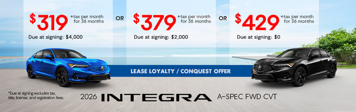 2026 Integra Offer