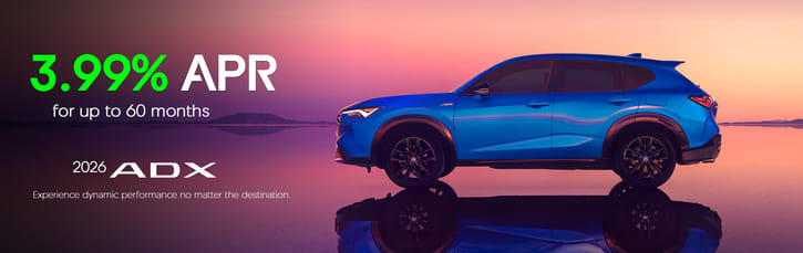New 2026 Acura ADX Finance Special 3.99% APR Special