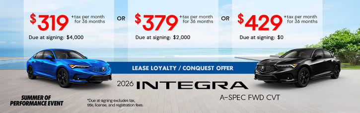 2026 Integra Offer