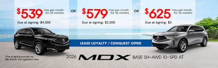 2026 MDX Lease