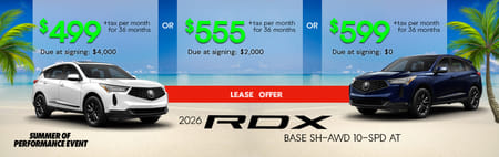 2026 RDX Lease
