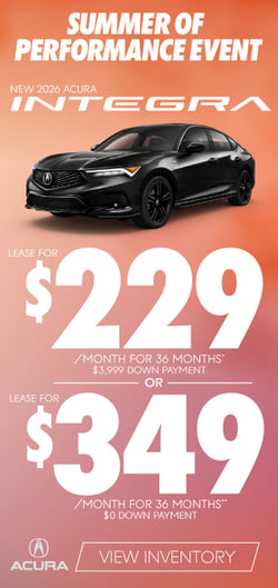 New 2026 Acura Integra