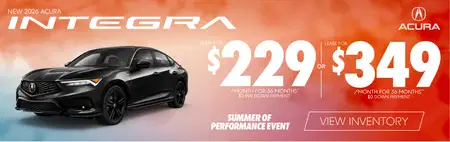 Lease 2026 Acura Integra $229