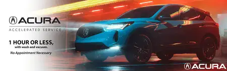 Acura Accelerated Service banner