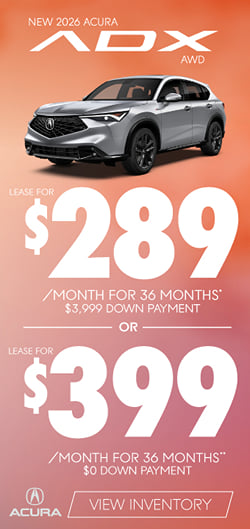 New 2026 Acura ADX AWD