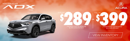 Lease 2026 Acura ADX $289