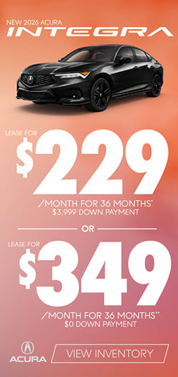 New 2026 Acura Integra