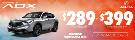 New 2026 Acura ADX AWD