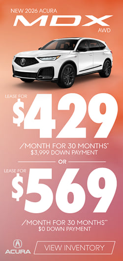 New 2026 Acura MDX AWD