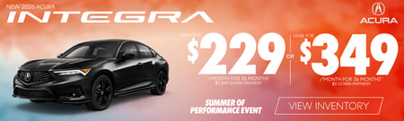 New 2026 Acura Integra