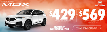 New 2026 Acura MDX AWD