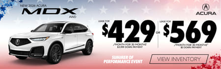 Lease 2026 Acura MDX $429